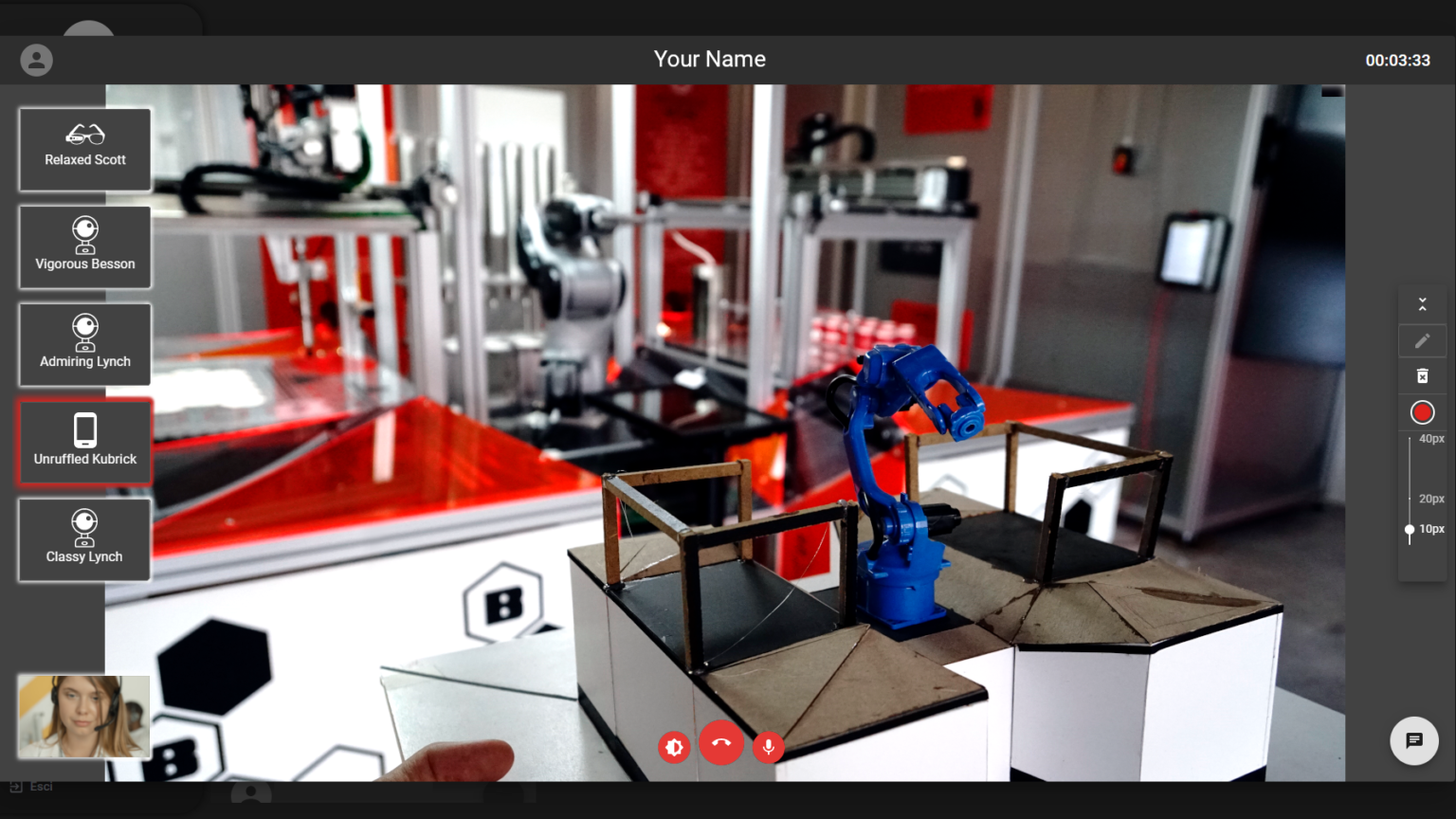 Streaming multicamera su piattaforma Look To Aid